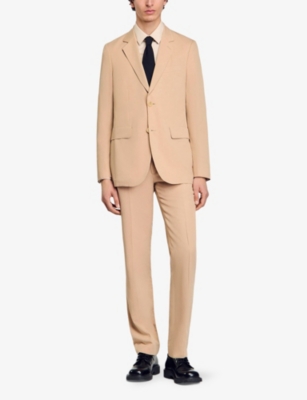SANDRO: Single-Breasted Lyocell-Blend Blazer