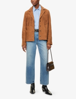 PAIGE: Cameron Ankle High-Rise Denim Jeans