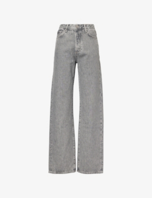 PAIGE: Sawyer Wide-Leg High-Rise Denim Jeans