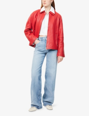 PAIGE: Sasha Wide-Leg Denim Jeans