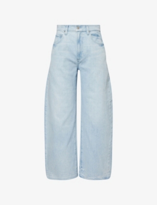 PAIGE: Arellia Barrel-Leg Denim Jeans