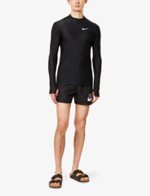 NIKE: Whitewater Rashgard Slim-Fit Woven Top