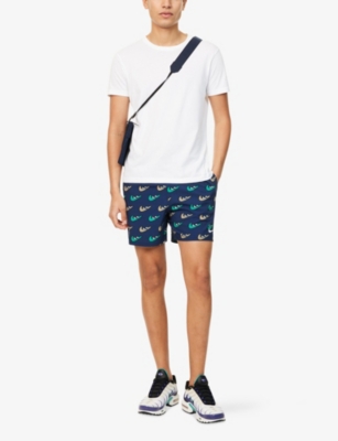NIKE: Graphic-Print 7in Stretch-Woven Volley Shorts
