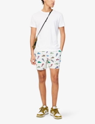 NIKE: Graphic-Print 7in Stretch-Woven Volley Shorts