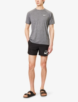 NIKE: Heather Hydroguard Logo-Print Jersey T-Shirt