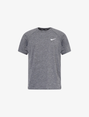 NIKE: Heather Hydroguard Logo-Print Jersey T-Shirt