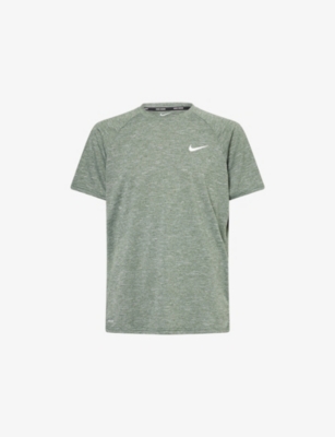 NIKE: Heather Hydroguard Logo-Print Jersey T-Shirt