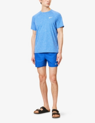 NIKE: Heather Hydroguard Logo-Print Jersey T-Shirt