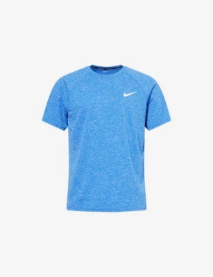 NIKE: Heather Hydroguard Logo-Print Jersey T-Shirt