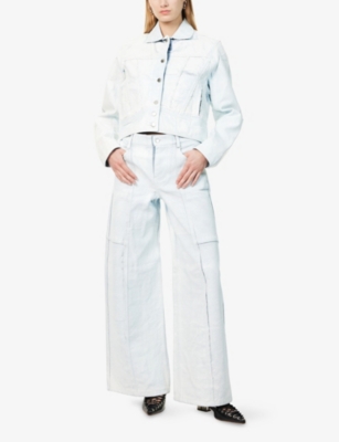 RENATA BRENHA: Ceu Coated Denim Jacket