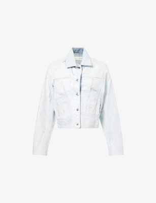 RENATA BRENHA: Ceu Coated Denim Jacket