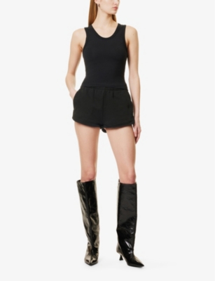 ENTIRE STUDIOS: Cropped Scoop-Neck Stretch-Cotton Tank Top