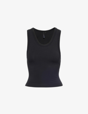 ENTIRE STUDIOS: Cropped Scoop-Neck Stretch-Cotton Tank Top