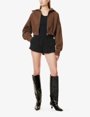 ENTIRE STUDIOS: Micro Drawstring Cotton-Jersey Shorts