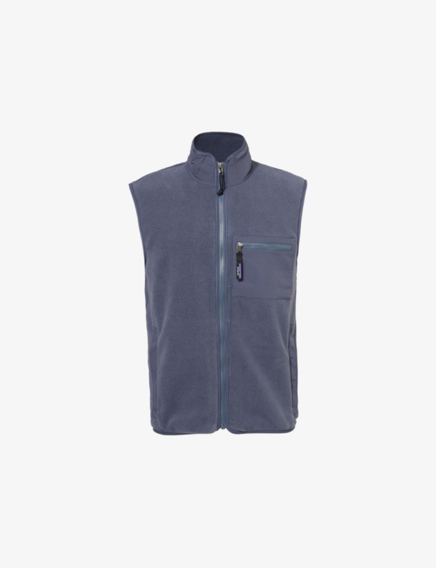 Brand-Patch Regular-Fit Fleece Vest