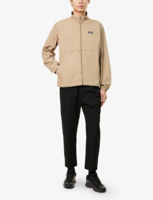 Patagonia Mens  Nomader Logo-patch Woven Jacket In Slab Khaki
