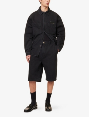 PALMES: Twill Patch-Pockets Straight-Leg Relaxed-Fit Shorts