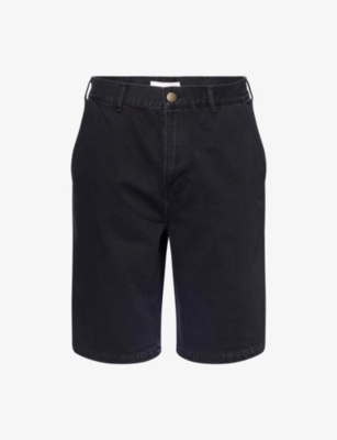 PALMES: Twill Patch-Pockets Straight-Leg Relaxed-Fit Shorts