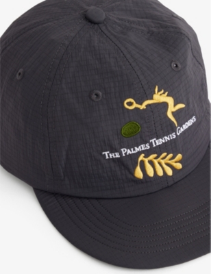 PALMES: Garden Embroidered Six-Panel Cotton Cap