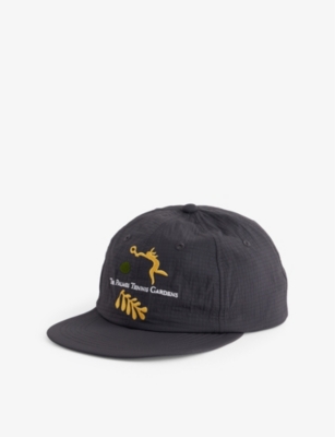 PALMES: Garden Embroidered Six-Panel Cotton Cap
