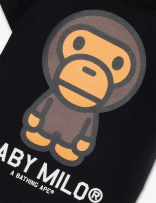 A BATHING APE: Baby Milo Graphic-Print Cotton-Jersey T-Shirt 6-9 Months