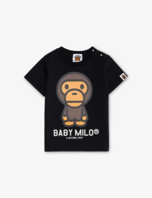 A BATHING APE: Baby Milo Graphic-Print Cotton-Jersey T-Shirt 6-9 Months