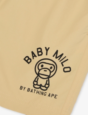 A BATHING APE: Milo Climbing Woven Shorts 2-9 Years
