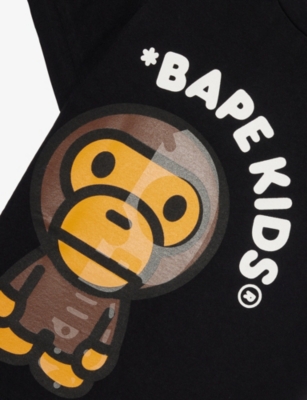 A BATHING APE: Baby Milo Glow In The Dark Graphic-Print Cotton-Jersey T-Shirt 1-5 Years