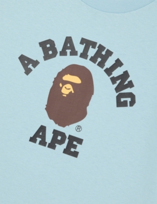 A BATHING APE: Ape-Head Short-Sleeves Cotton-Jersey T-Shirt 2-9 Years