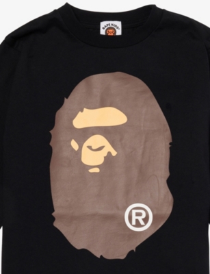 A BATHING APE: Big Ape Head Crew-Neck Cotton-Jersey T-Shirt 10-13 Years