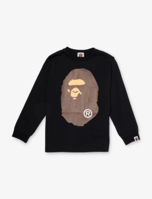 A BATHING APE: Big Ape Head Crew-Neck Cotton-Jersey T-Shirt 10-13 Years