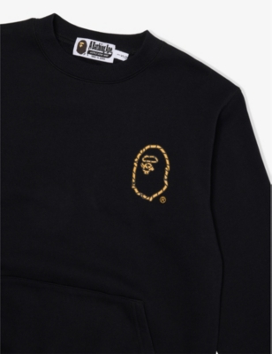 A BATHING APE: Kangaroo-Pocket Crew-Neck Cotton-Jersey Sweatshirt 10-13 Years