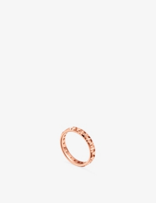 TIFFANY & CO: Tiffany T True Narrow Ring 18ct rose-gold ring