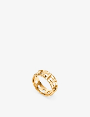 TIFFANY & CO: Tiffany T True 18ct yellow-gold ring