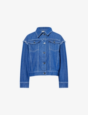 HONOR THE GIFT: Tailored Fringed Denim Jacket