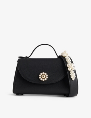 SIMONE ROCHA: Pochette Valentine Leather Crossbody Bag