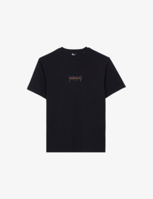 THE KOOPLES: Crewneck Brand-Print Cotton-Jersey T-Shirt