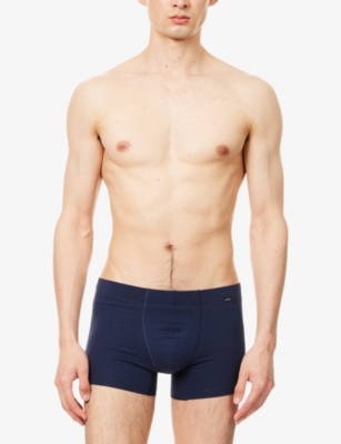 HANRO: Cotton Essentials Logo-Waistband Pack of Two Stretch-Cotton Briefs