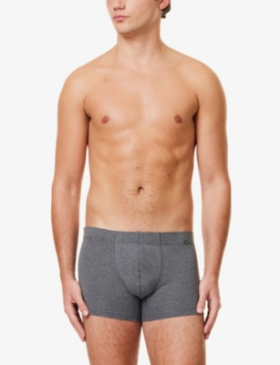 HANRO: Cotton Essentials Logo-Waistband Pack of Two Stretch-Cotton Briefs