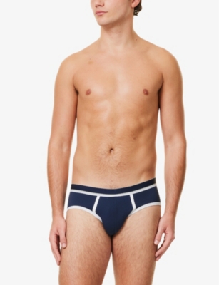 HANRO: Pierre Contrast-Trim Stretch Modal and Cotton Briefs