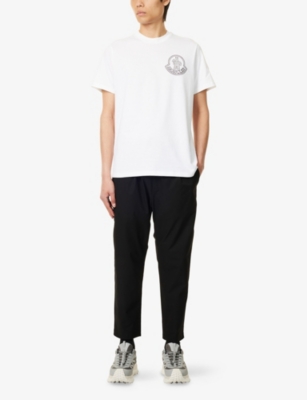 MONCLER: Logo-Print Crewneck Cotton T-Shirt
