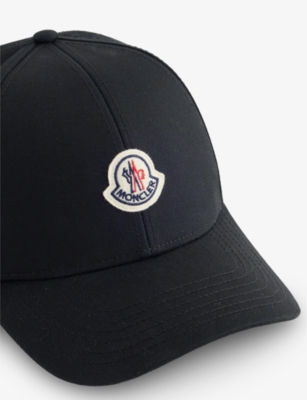 MONCLER: Logo-Embroidered Cotton Baseball Cap