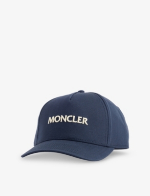 MONCLER: Logo-Embroidered Cotton Baseball Cap
