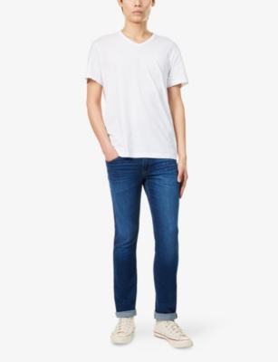PAIGE: Restin V-Neck Cotton T-Shirt