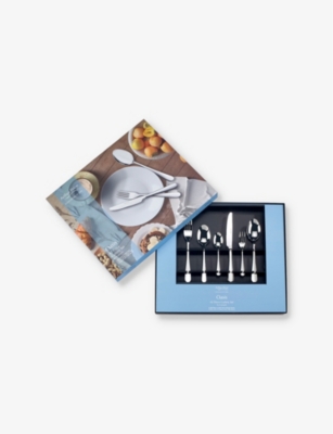 Arthur Price Stainless Steel Oasis Stainless-steel Cutlery 42-piece Set In Stainless Steel