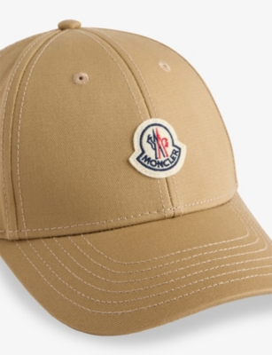 MONCLER: Logo-Embroidered Cotton Baseball Cap