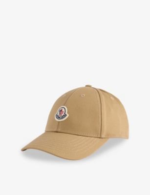 MONCLER: Logo-Embroidered Cotton Baseball Cap