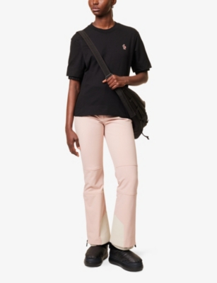 Moncler Patch With Logo T-shirt In Black