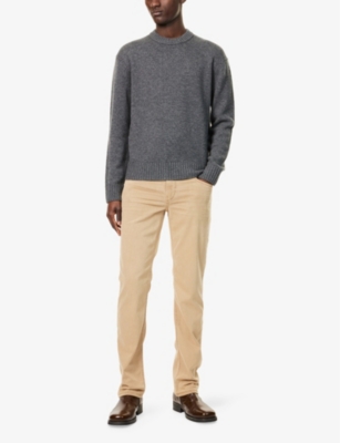 PAIGE: Normandie Straight-Leg Stretch-Woven Blend Jeans
