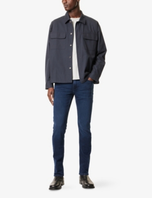 PAIGE: Federal Straight-Leg Stretch-Denim Blend Jeans